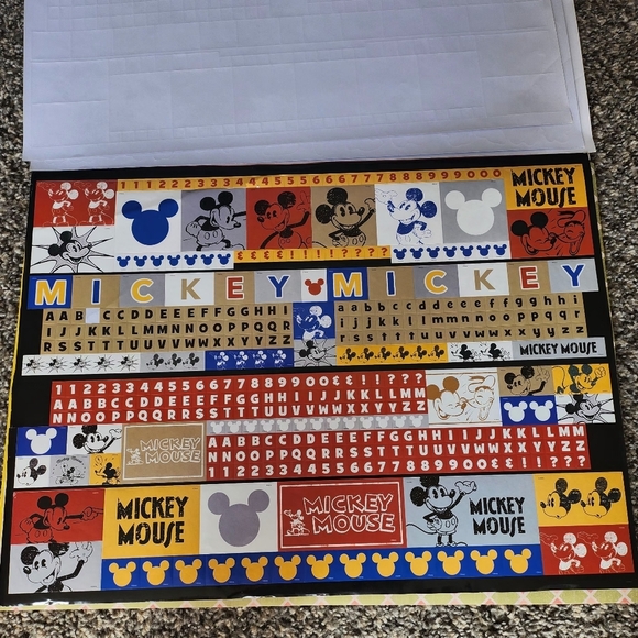 RARE Mickey Mouse 90 Years Of Magic Giant Sticker Activity Pad 1000 Stickers - Picture 8 of 11